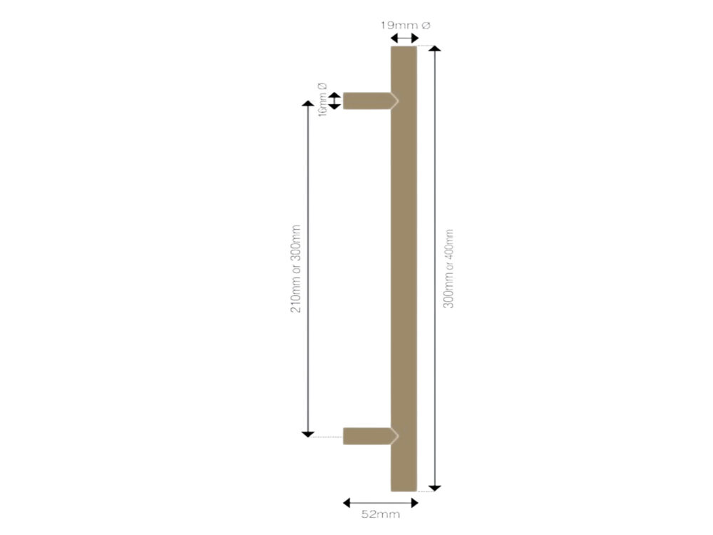 Windsor 300mm Round Pull Handles - Image 11