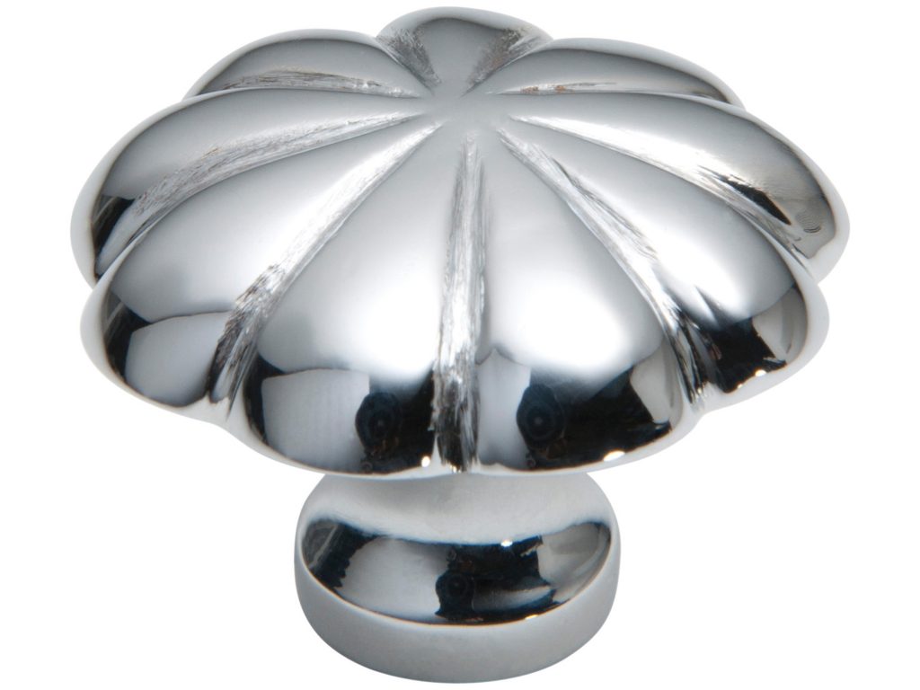 Tradco Fluted Solid Knob Knobs & Cup Handles, Kitchen And