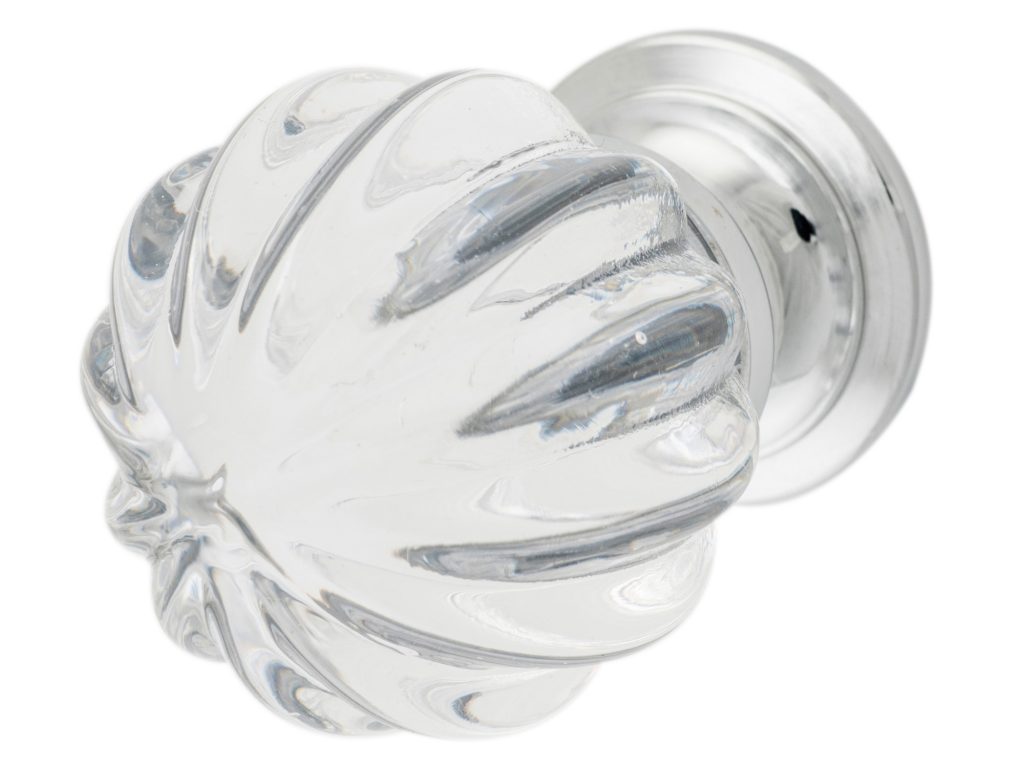  Tradco Fluted Glass Knob Interior Effects