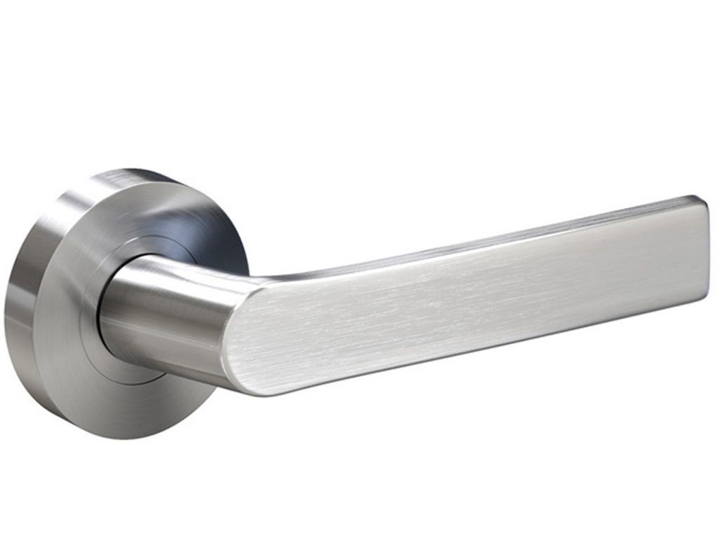 Schlage 6000 Series Cisa Lever On Rose Commercial Handles, Door