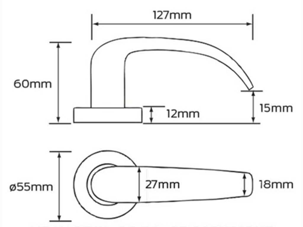 Schlage 6000 Series Neptune Lever On Rose Interior Effects