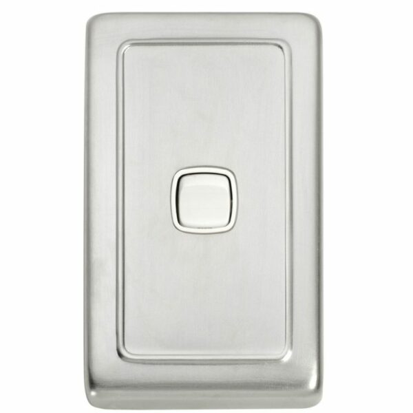 Tradco Flat Plate Traditional Single Light Switch