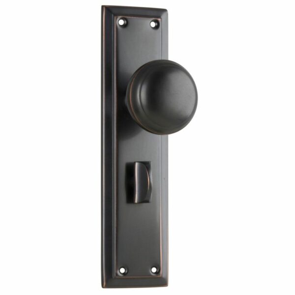 Richmond Traditional Style Knob on Privacy Locking Plate