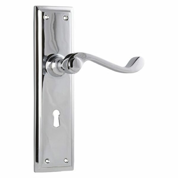 Milton Lever on Long Plate to suit traditional lever Lock