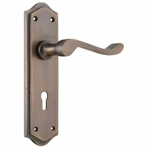 Henley Lever On Traditional locking plate