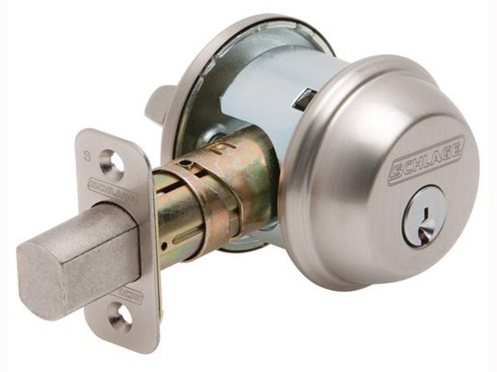 Schlage B Series Round Single Cylinder Deadbolts | Interior Effects