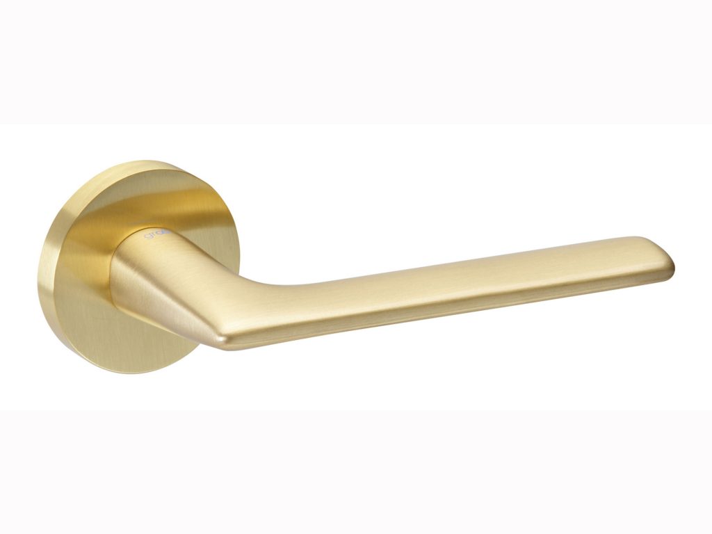 | Groel Baci Lever Handle On Round Rose | Interior Effects