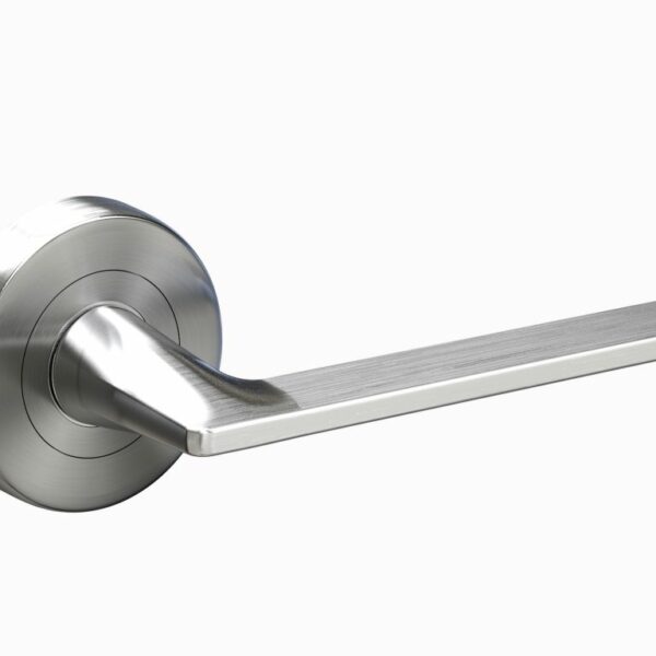 Schlage Form Carrillo Lever Handle On Round Rose