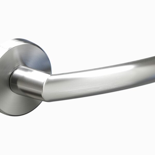 Legge Medio Series Stella Lever Handle On Round Rose