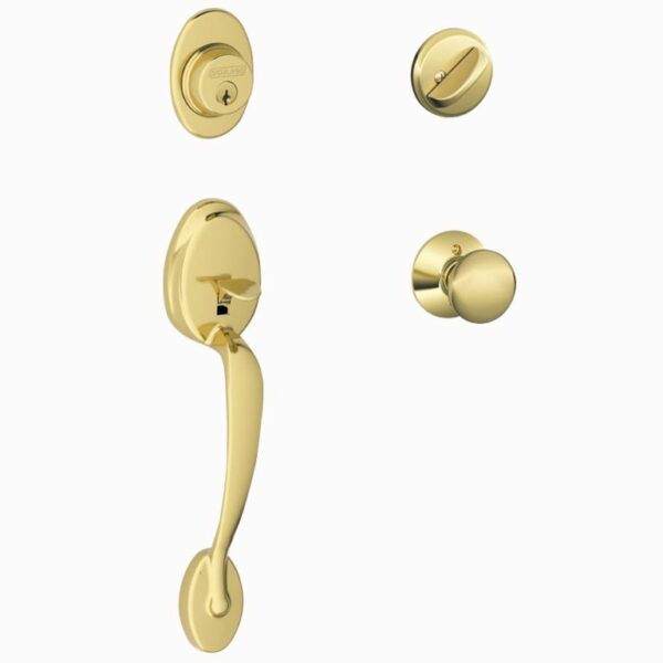Schlage F Series Plymouth Entrance Set