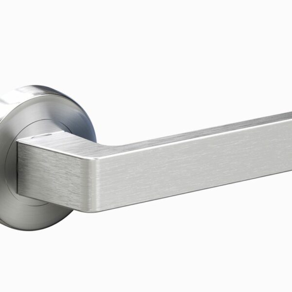 Schlage Form Kanso Lever Handle On Round Rose