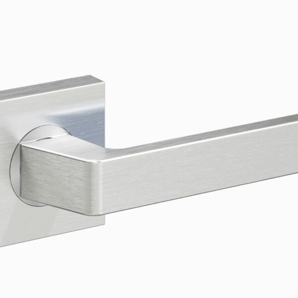 Schlage Form Kanso Lever Handle On Square Rose