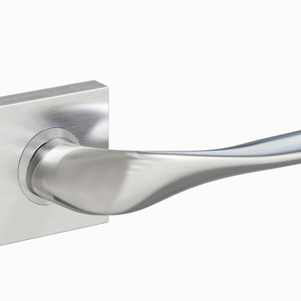 Schlage Form Picasso Lever Handle On Square Rose