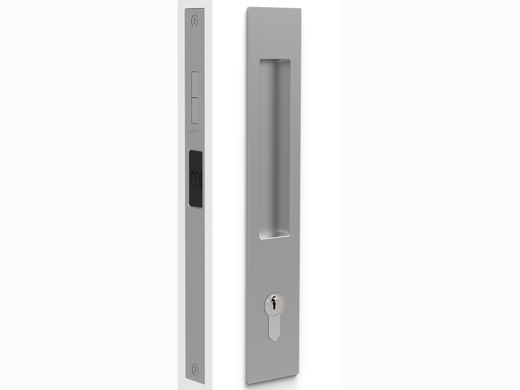 Mardeco M Series Key Locking flush Pull Set Key Locking, Sliding Door