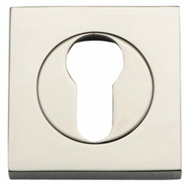 Bankston Polished Nickel Square Euro Keyhole Escutcheon
