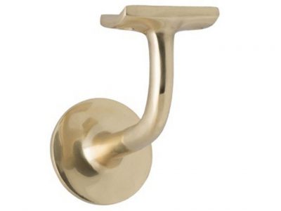 Miles Nelson Solid Brass Round Handrail Brackets