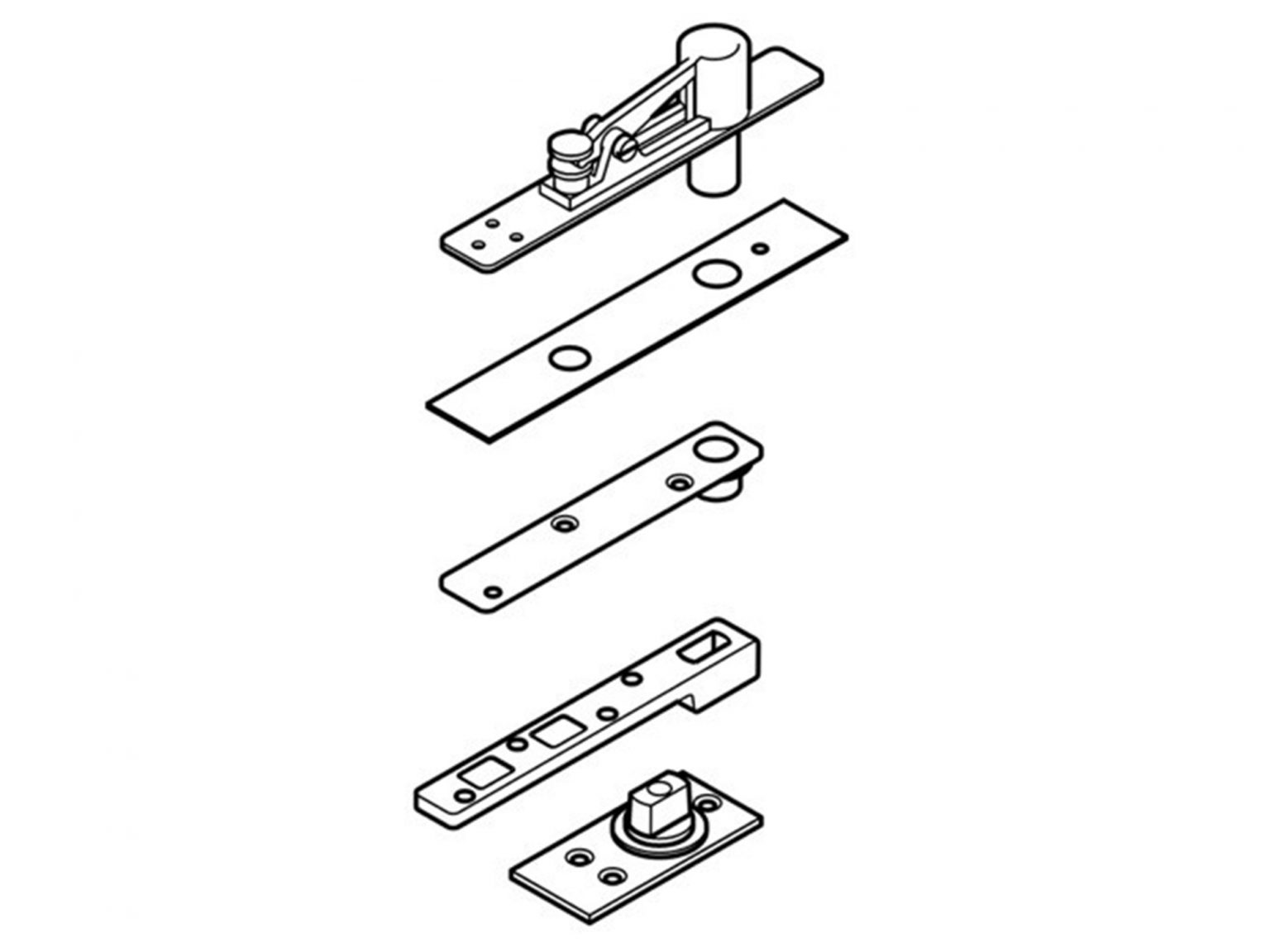 Lockwood 200kg Heavy Duty Pivot Set | $388.20 | Interior Effects