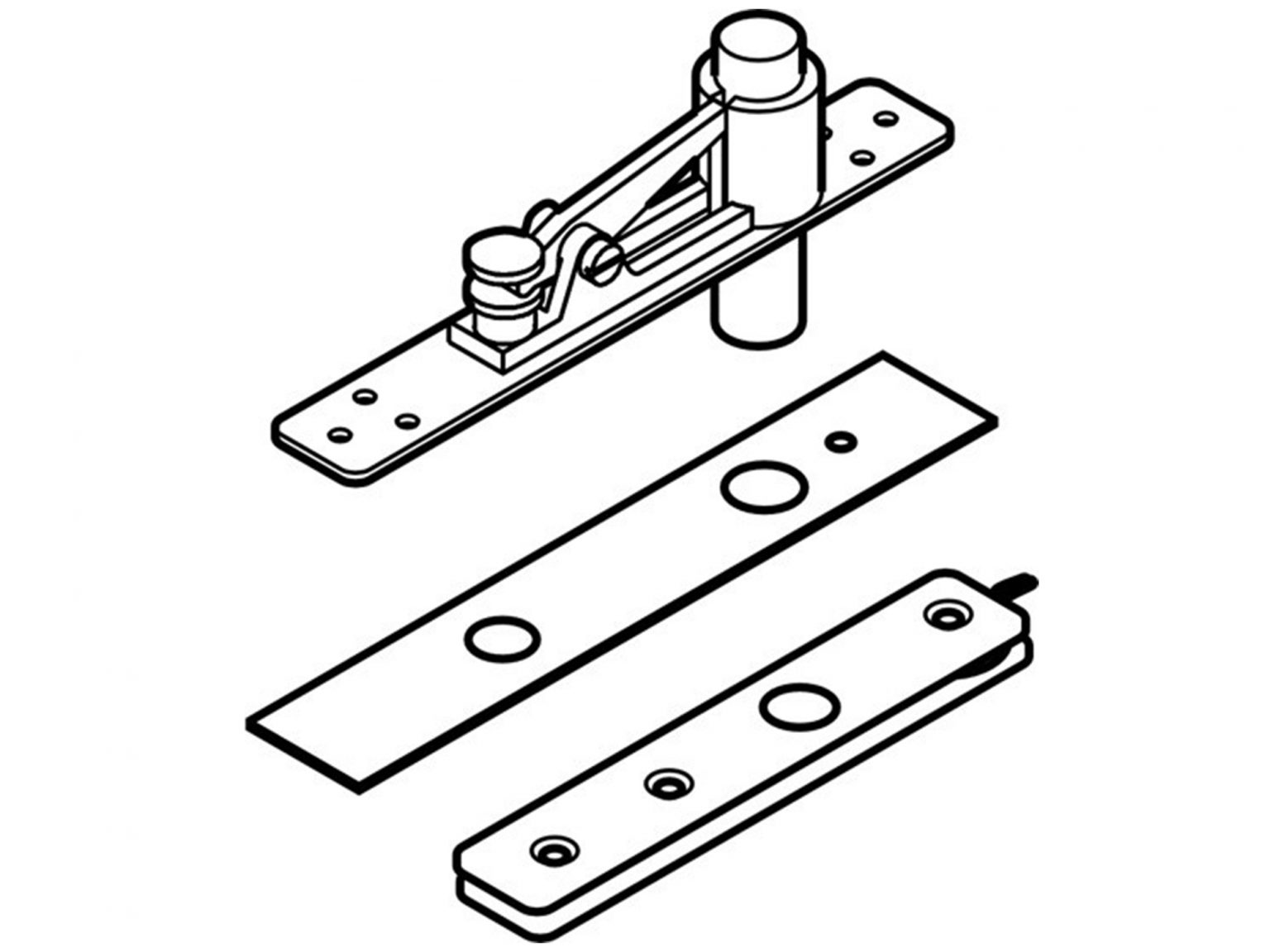  Lockwood 115kg Heavy Duty Top Pivot Interior Effects