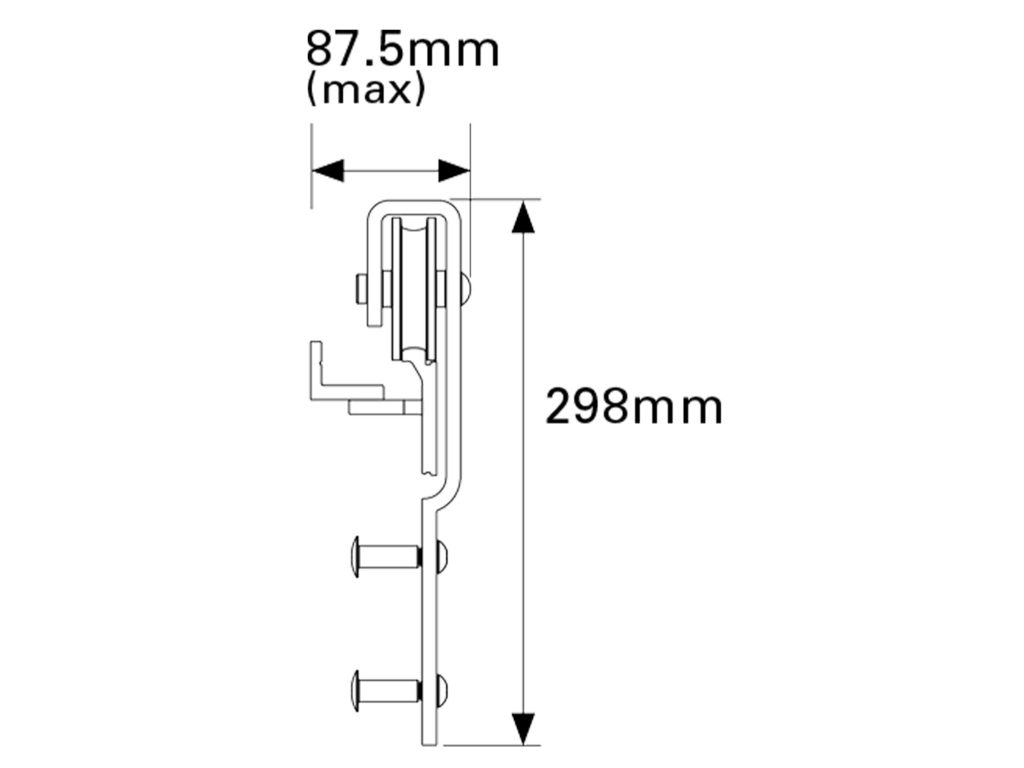 CS For Doors Barn Sliding Door Track Interior Effects