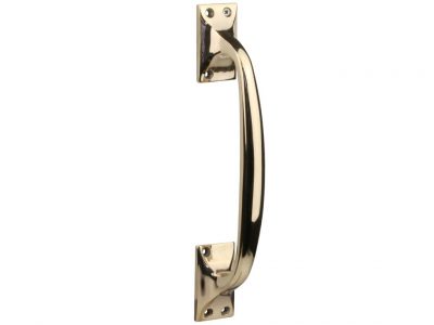 Drake And Wrigley 300mm Offset Solid Cast Brass Pull Handle