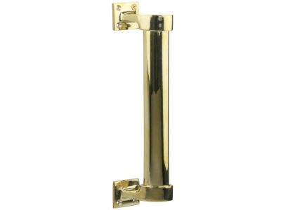 Drake And Wrigley 450mm Offset Brass Pull Handle
