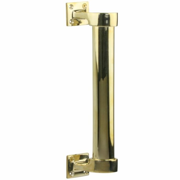 Drake And Wrigley 250mm Offset Brass Pull Handle