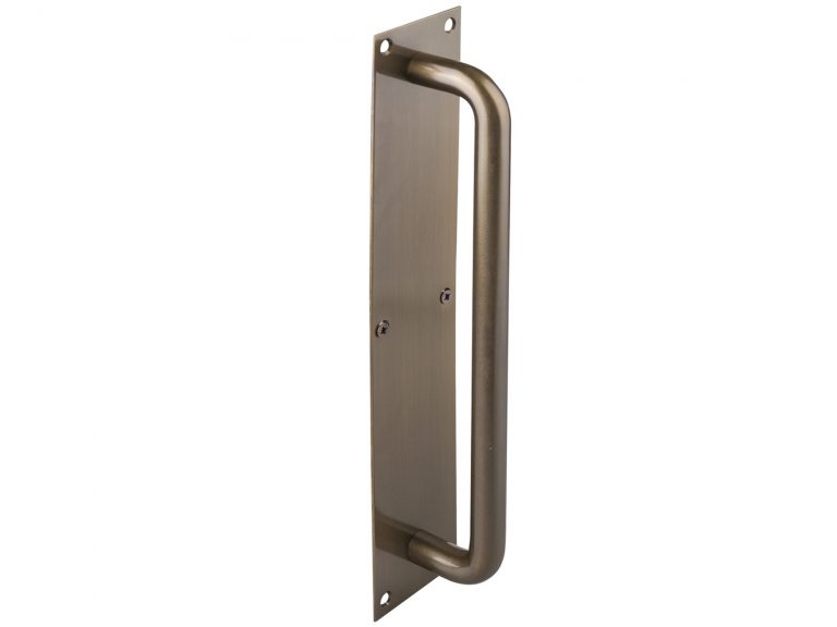 Drake And Wrigley 200mm Solid Brass Pull Handle On Plate Interior Effects