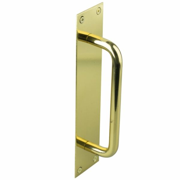Drake And Wrigley 150mm Solid Brass Pull Handle On Plate