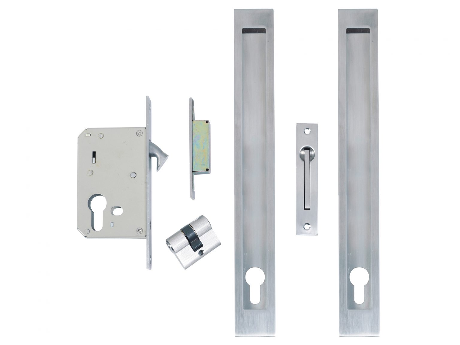 Windsor 300 X 37mm Key Locking Flush Pull Sets 