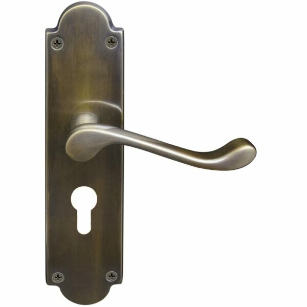 Windsor York Lever on Traditional Euro 48mm Lock Plate