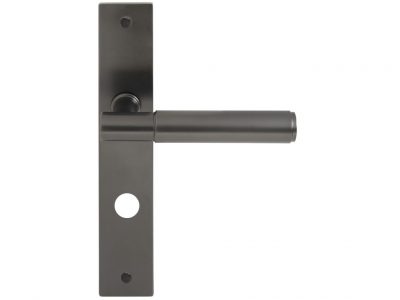 Windsor Brass Nido Linear Privacy Lever On Long Plain Plate