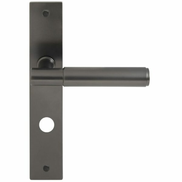 Windsor Brass Nido Linear Privacy Lever On Long Plain Plate