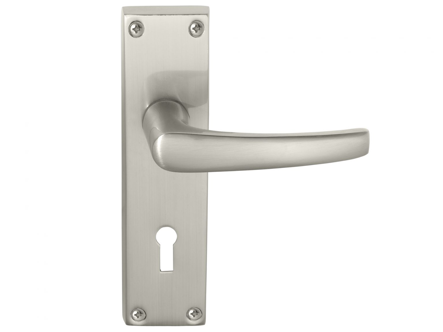 | Windsor Contract Lever Handles On Long Plates | Interior Effects