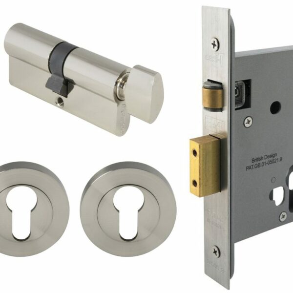 Windsor 57mm Round Roller Lock Kits Key Turn