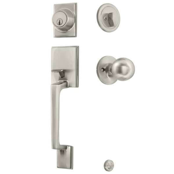 Windsor Square Entrance Gripsets with Round Knob