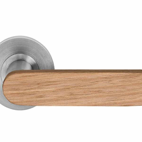Club American White Oak Oiled Timber Lever On 63.5mm Rose