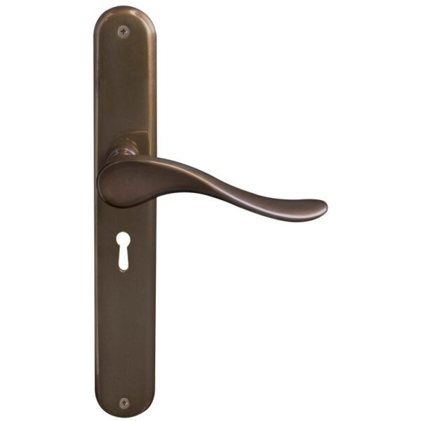 Windsor Haven Lever On Oval Plate 5 Lever Keyhole