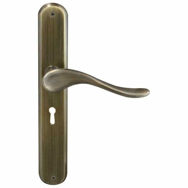 Windsor Haven Lever On Oval Plate 5 Lever Keyhole