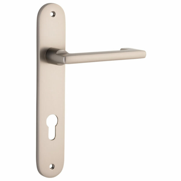Iver Baltimore Return Levers Euro Lock On Oval Plate