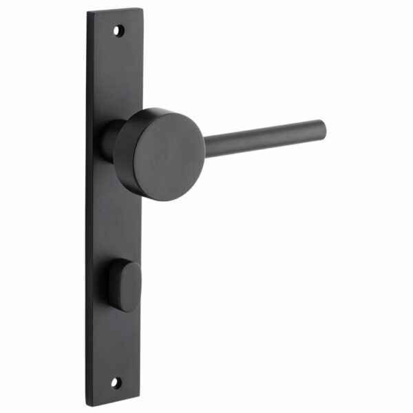Bankston Geppetto Nero Privacy Handle On Rectangular Plate