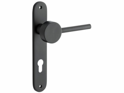 Bankston Geppetto Nero Locking Handle On Oval Plate