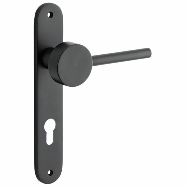 Bankston Geppetto Nero Locking Handle On Oval Plate