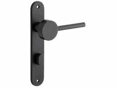 Bankston Geppetto Nero Privacy Handle On Oval Plate
