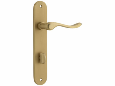Iver Stirling Privacy Levers On Oval Long Plate