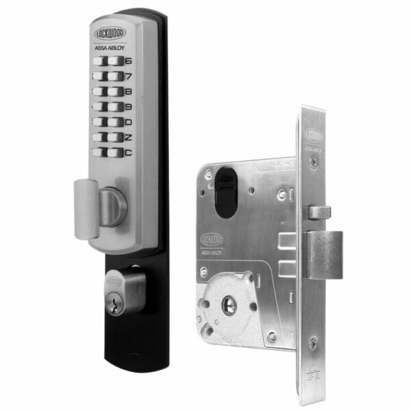 Lockwood 3772 DX Digital Mortice Lock With Key Override
