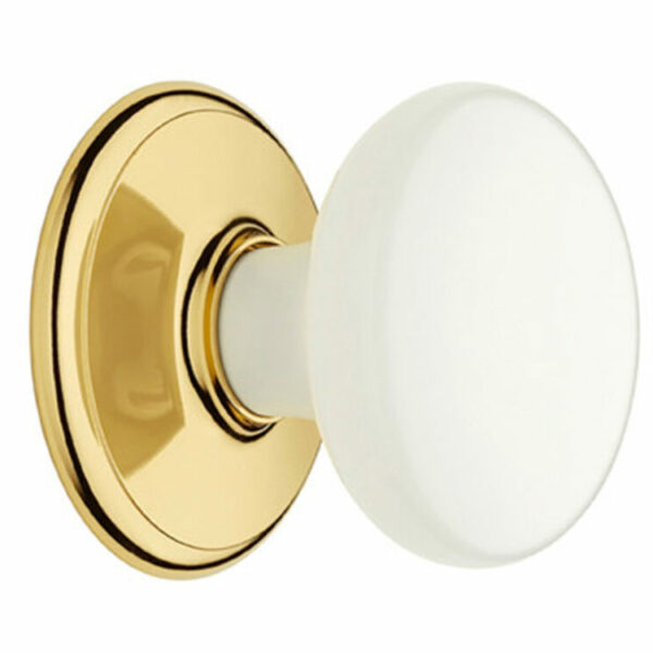 Schlage Classic Series White Knobset