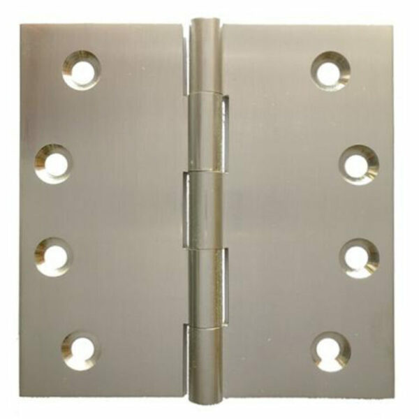 100 x 100 x 3mm Fixed Pin Brass Hinges