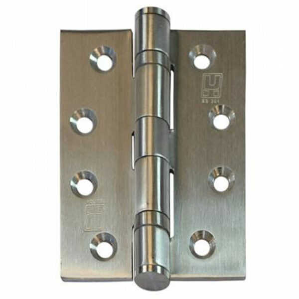 100 x 75 x 3mm Fixed Pin Heavy Duty Stainless Steel Bearing Hinge