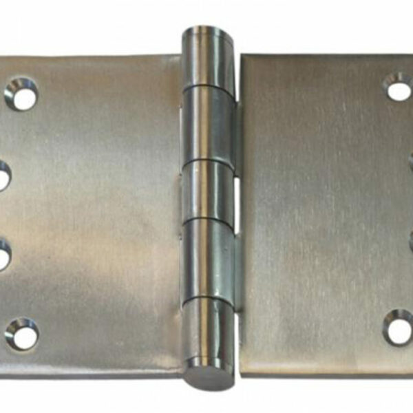 100 x 150 x 3.5mm Fixed Pin Wide Throw 316 Stainless Hinge