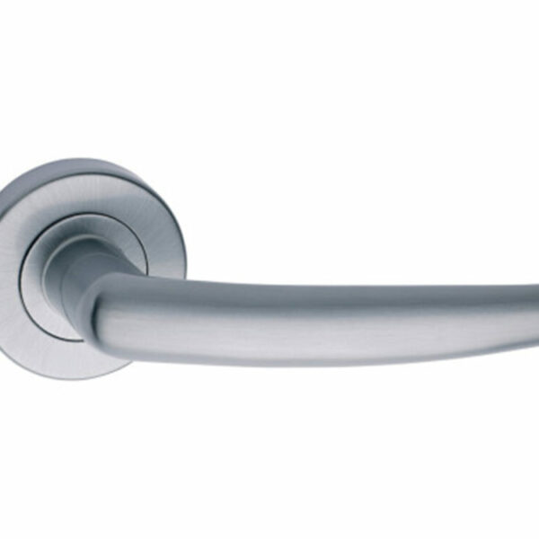 Schlage Moda Series Elena Lever Handles On Round Rose